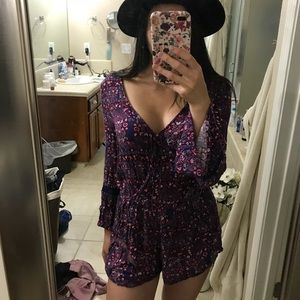Purple romper